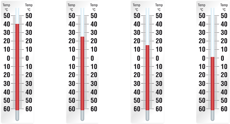 rozdílné teploty